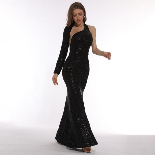 Koni elegant black maxi dress